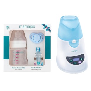 Mamajoo 3 İşlevli Mama Isıtıcısı & Buhar Sterilizatörü + Mini Hediye Seti 150 ml / Mavi