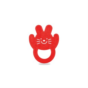 Mamajoo Yumuşak Diş Kaşıyıcı / Kırmızı Tavşan