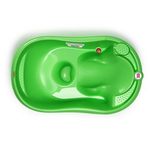 OkBaby Onda Banyo Küveti & Hippo Banyo Siperliği / Yeşil