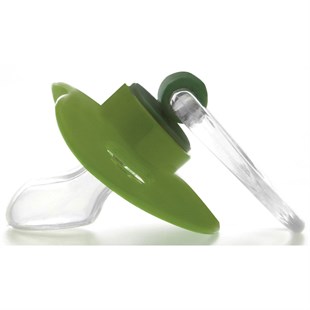 Tombik %0 BPA Silikon Damaklı Emzik 6 Ay+ / Yeşil