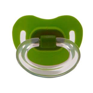 Tombik %0 BPA Silikon Damaklı Emzik 0 ay+ / Yeşil