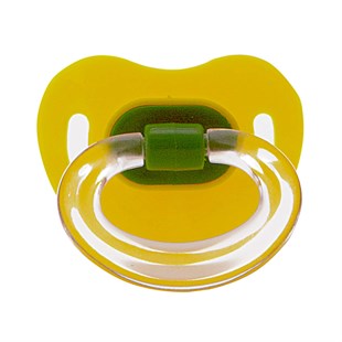 Tombik %0 BPA Silikon Damaklı Emzik 0 ay+ / Sarı